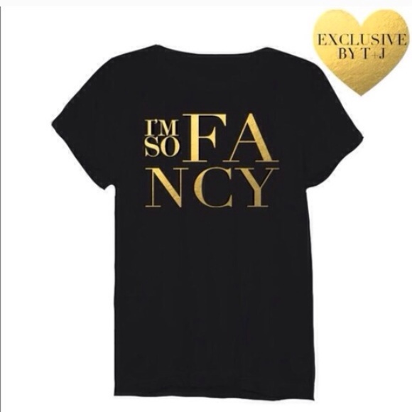 t+j Designs I'm So Fancy Graphic Tee - Picture 1 of 4